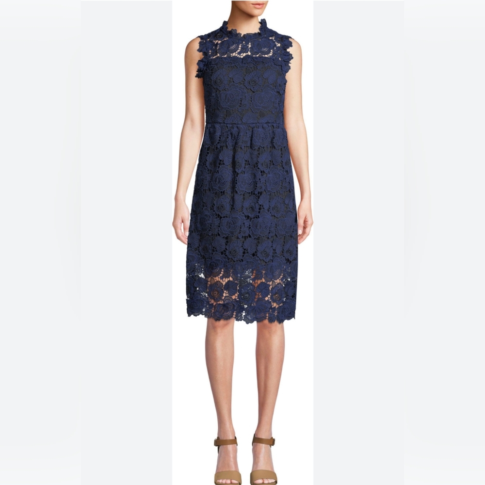 Kate Spade New York Bicolor Lace Midi Dress